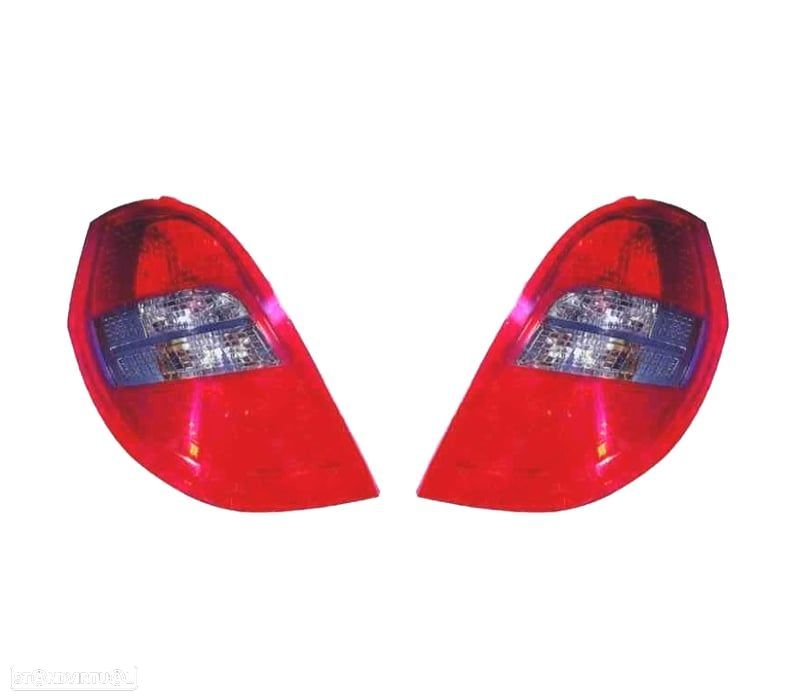 FAROLINS PARA MERCEDES CLASSE A W169 08-12 FUMADOS VERMELHO - 1