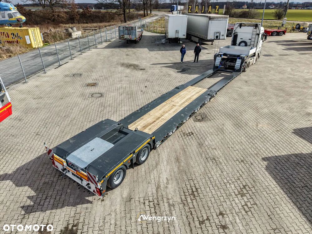 MAX Trailer 2 osiowy tiefbett, lowbed, zawieszenie pneumatyczne - 3