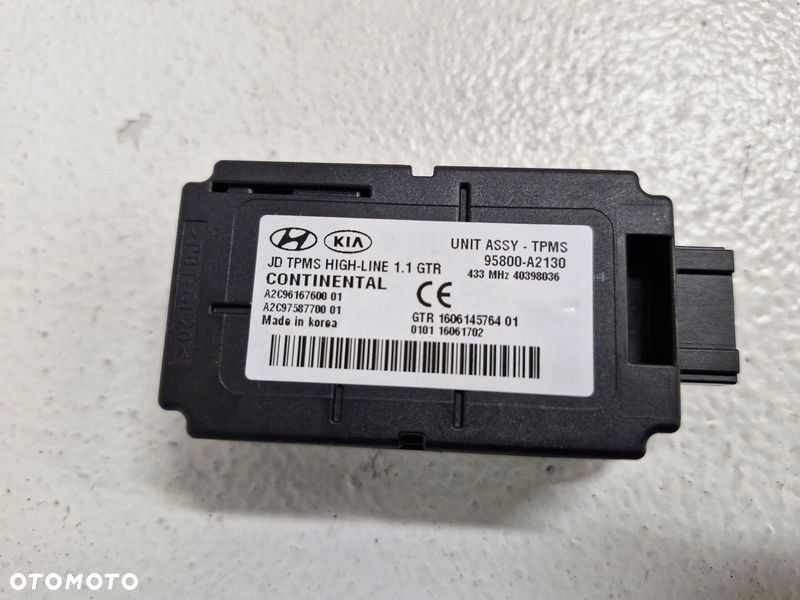 kia ceed 2 ii moduł sterownik ciśnienia opon tpms 95800-a2130 - 1