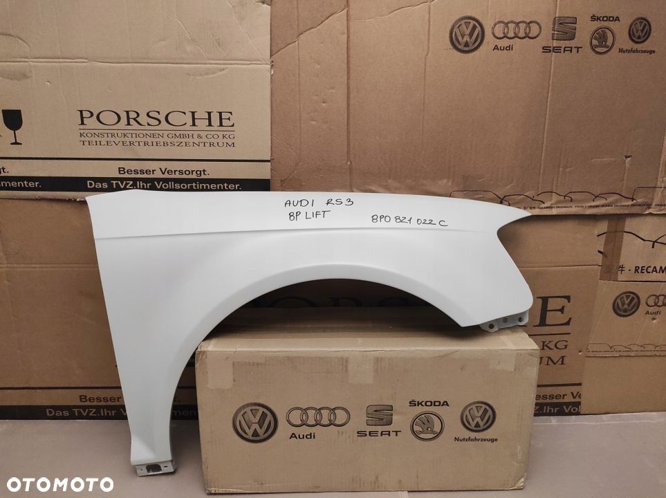Błotnik Prawy Przód PP Oryginał Audi RS3 8P LIFT - 1