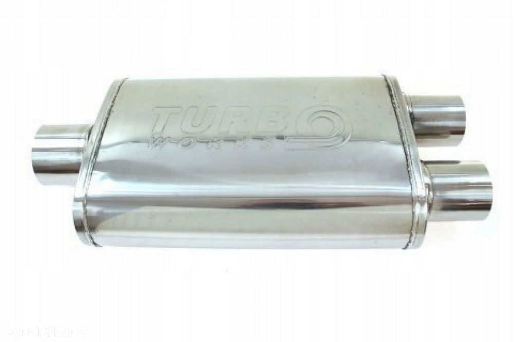 Tłumik Środkowy 63,5-57mm TurboWorks LT 304SS - 1