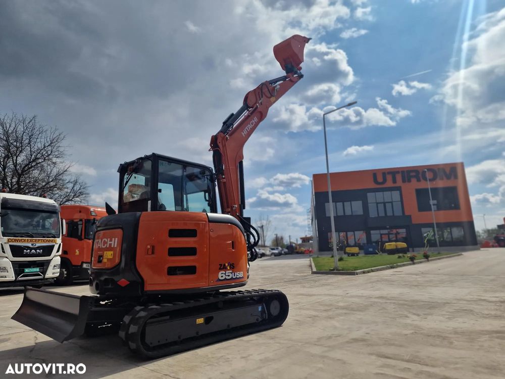 Hitachi ZX65, 6,5tone, 2025, NOU, 66.900 EUR+Tva, PROMOTIE CUPLA RAPIDA+3 CUPE NOI, Aer cond, Inst picon, Ad sapare 4,5m, latime 2m, inaltime 2,55m, posibilitate leasing 5 ani, SUPER PRET 66.900 EUR+Tva - 27