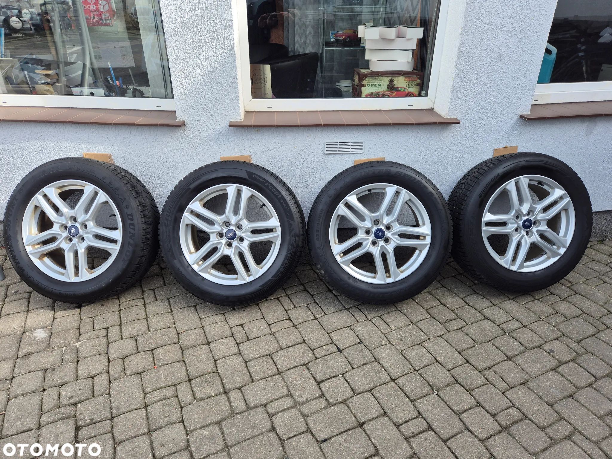 FORD EDGE MK2 KOŁA FELGI KOMPLET ORYGINALNE ZIMA ZIMOWE 235/60R18 EM2C-J1A - 1