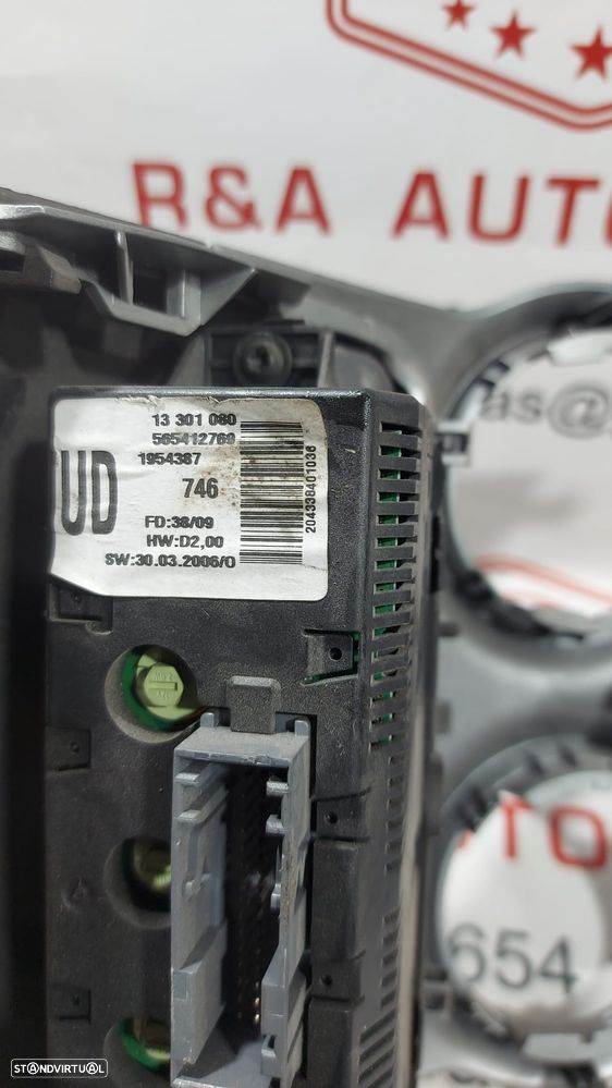 Conduta de ar Arejador Difusor de ar Display Opel Corsa D 2007 Original - 4