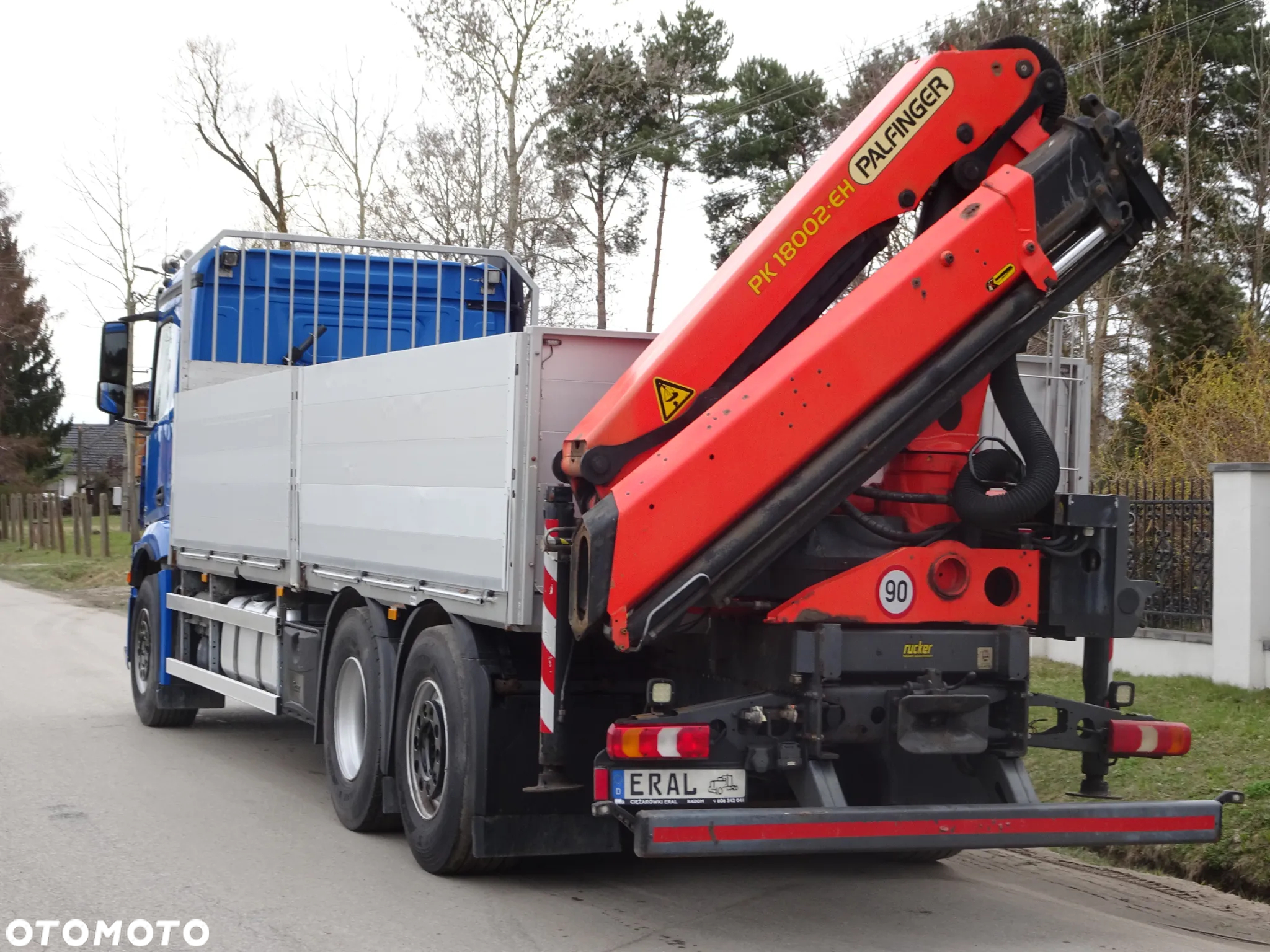 Mercedes-Benz Actros 2545 MP4 EURO 5 EEV HDS Palfinger PK 18002 sprowadzony z Niemiec stan idealny zestaw z przyczepa Krone - 6