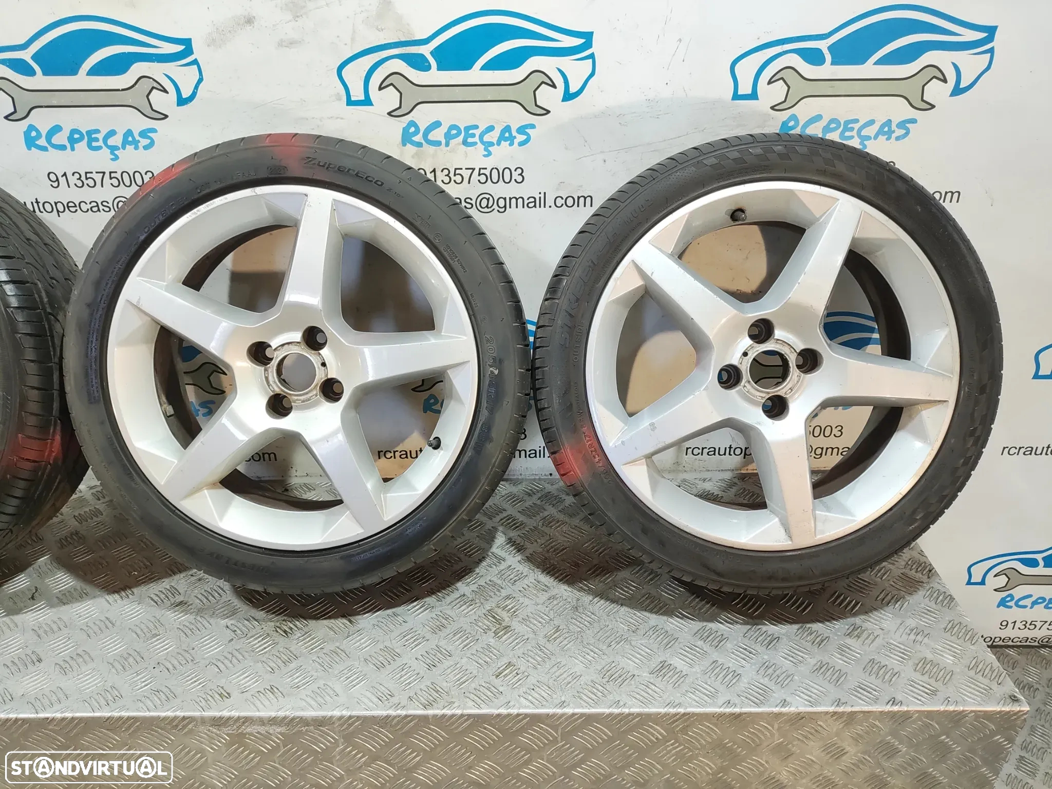 Jantes 17" Ronal | Opel - Tigra B - ORIGINAIS - 8.5J | ET41 | 5x100 - 17 Polegadas | GM13231495 | 13231495 | Jante | 5 x 100 | 205 45 17 | Pneus - 4