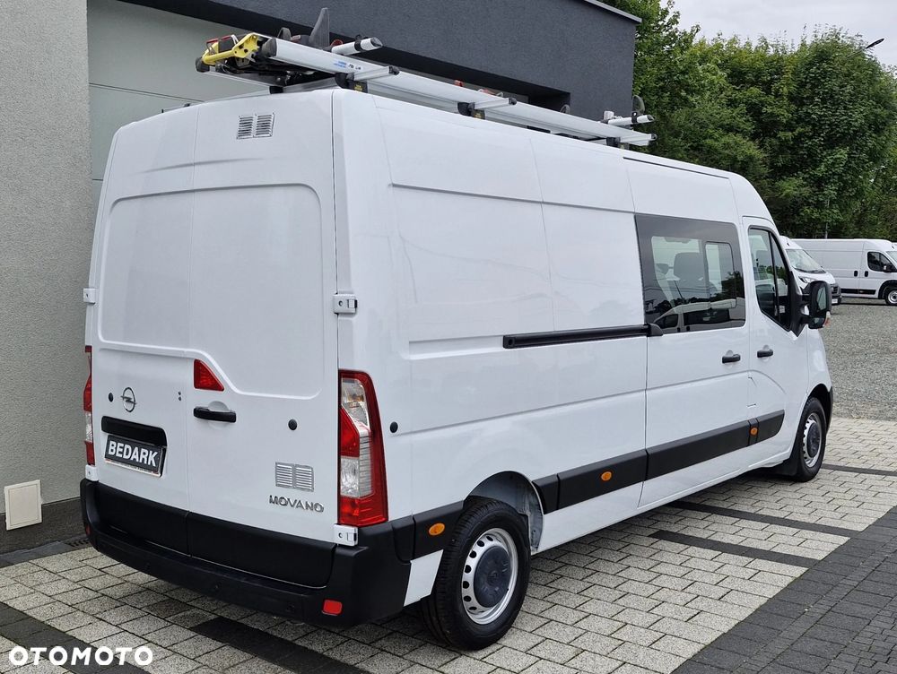 Opel MOVANO, L3H2, BRYGADÓWKA, 7 miejsc, DOKA, kamera cofania, tempomat, klima - 6