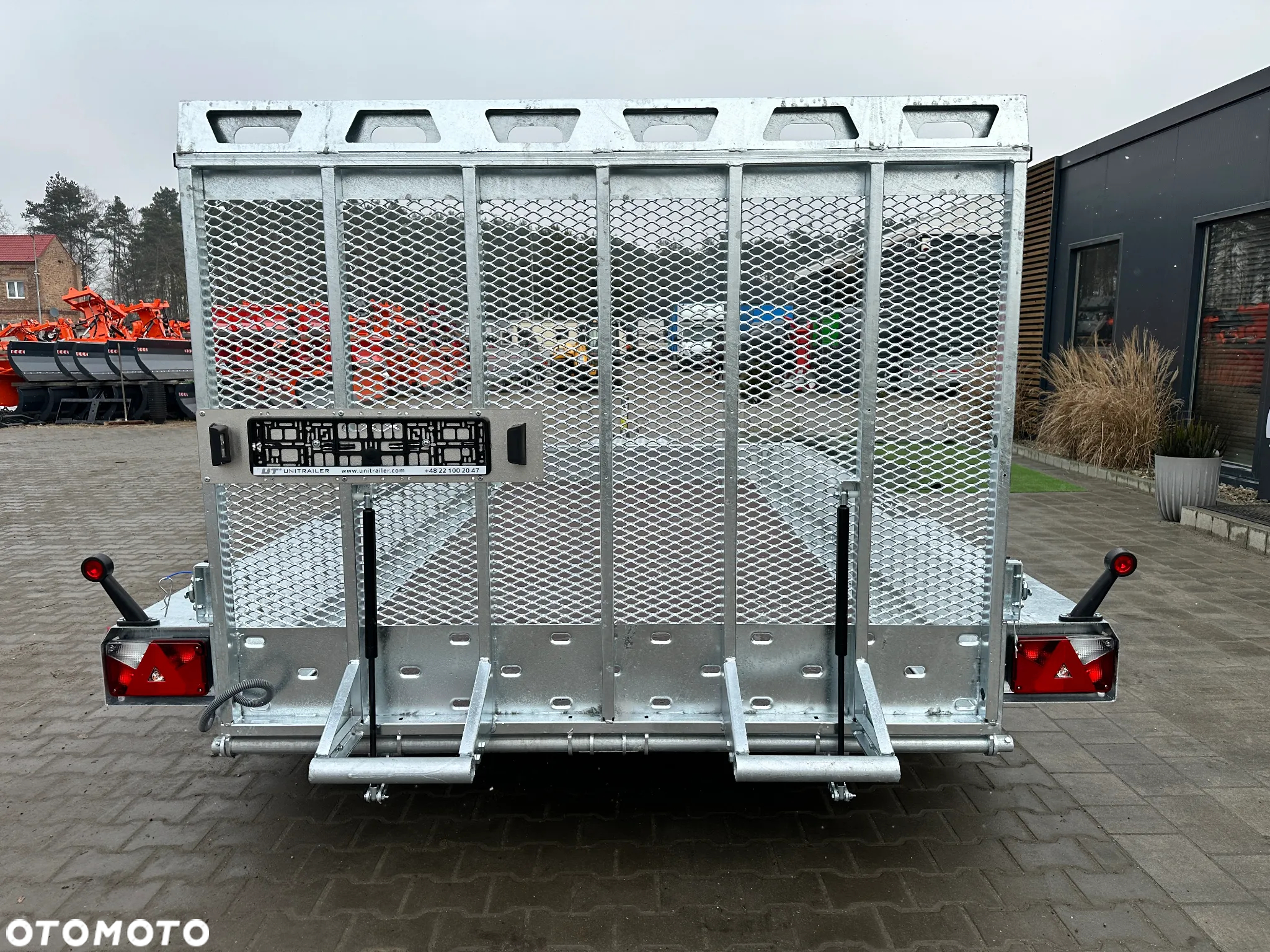 Przyczepa Laweta pod mini-koparkę Temared Builder 4018 - 2 lub 3 osiowa - 4