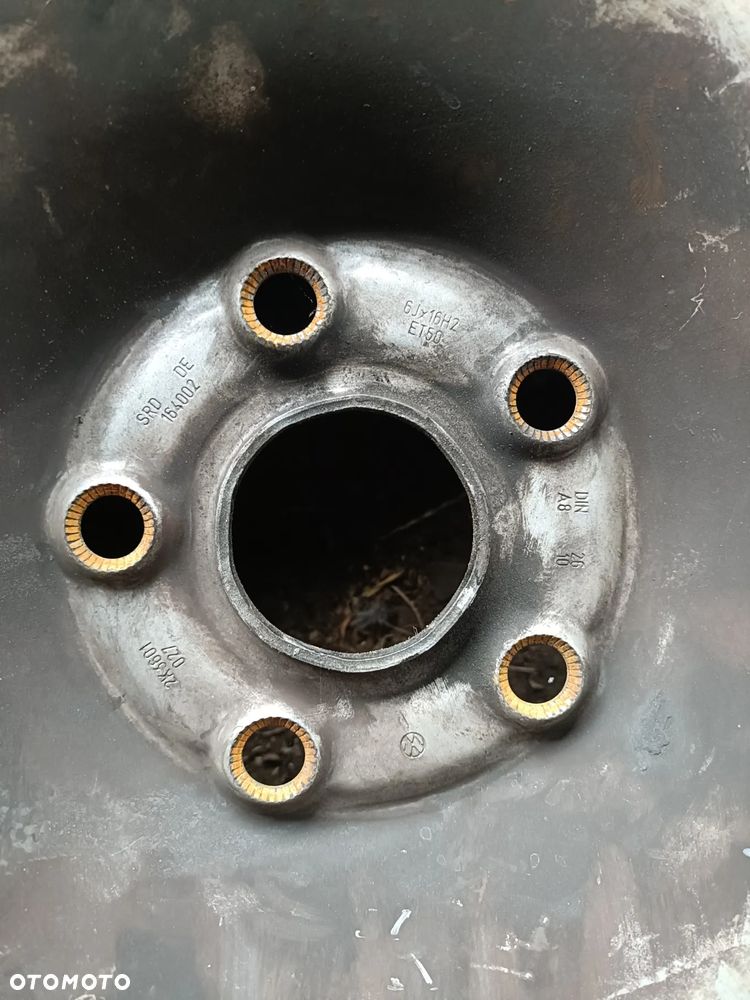 felgi stalowe r16 5 x 112 et 50 vw caddy golf skoda audi seat - 4