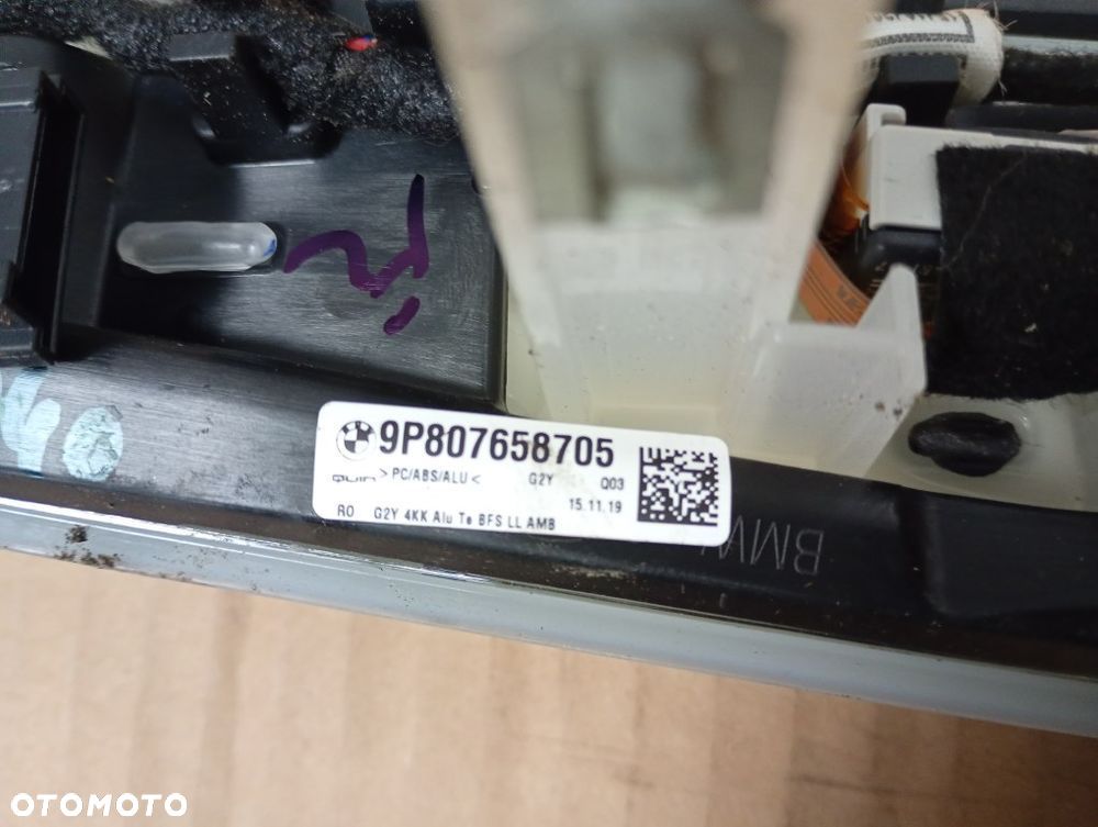 dekor konsoli led panel klimatyzacji przełącznik bmw 3 g20 g21 9855409 9p807658705 - 14