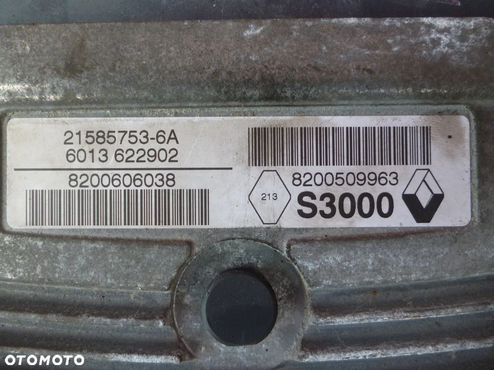 RENAULT SCENIC II 2.0T IMMO ZESTAW STARTOWY - 2