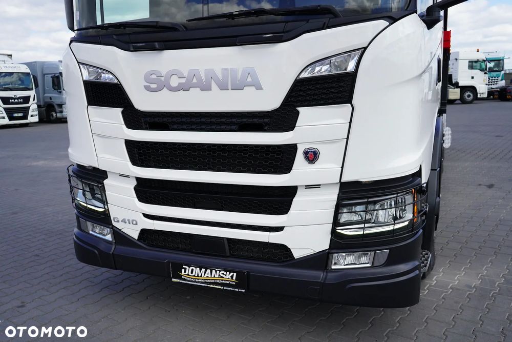 Scania G 410 / E 6 / 8 X 4 / HDS + HAKOWIEC / TRIDEM / CNG / RETARDER / FASSI F 215 - 33