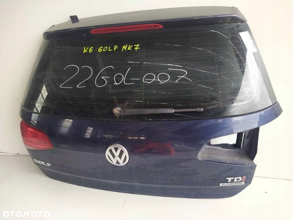 KLAPA BAGAŻNIKA TYLNA VW GOLF VII 12-20 - 2