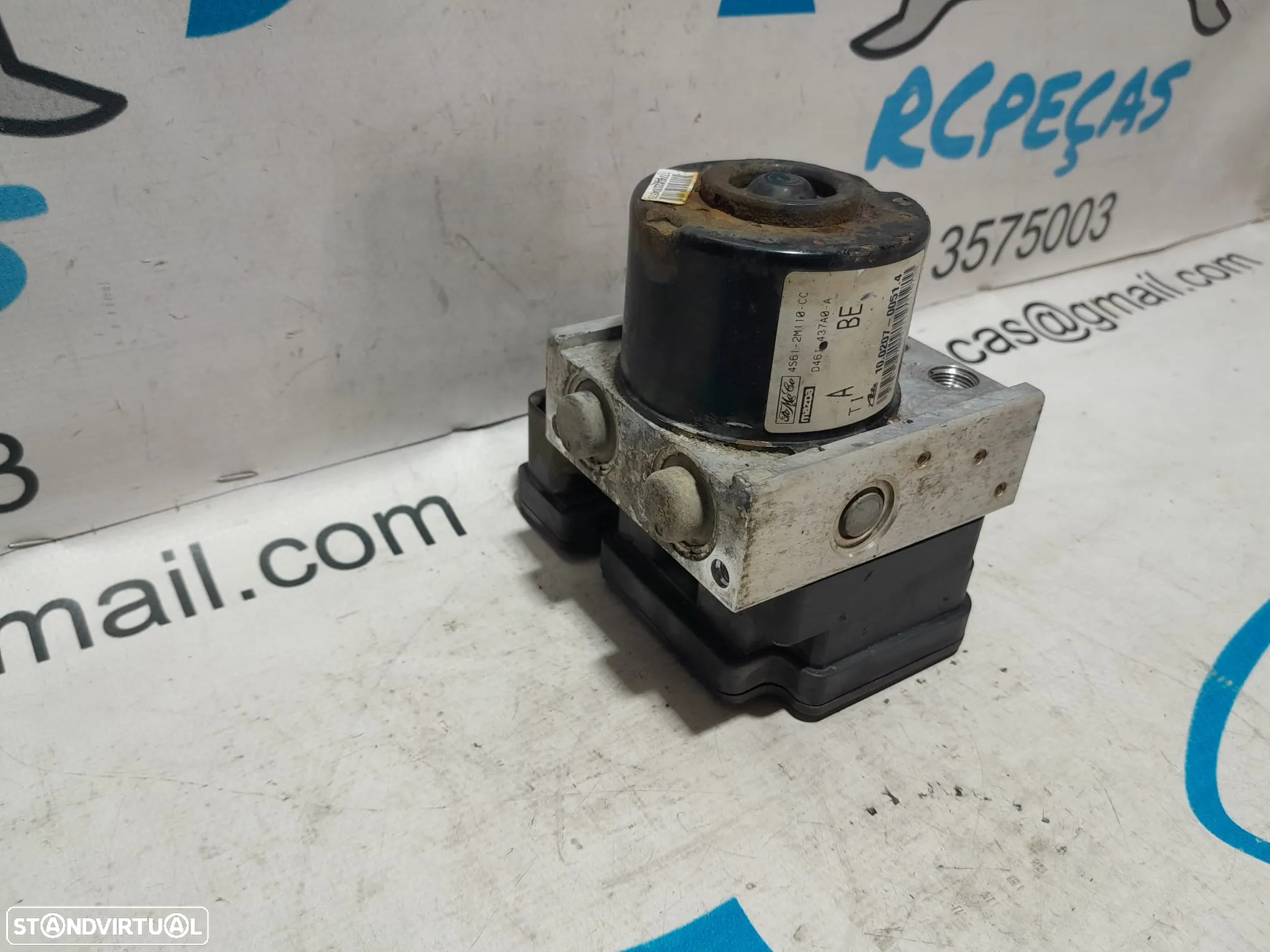 ABS MODULO BLOCO HIDRAULICO MAZDA 2 DY 1.2i 16V 75CV FUJA 4S612M110CC FORD FIESTA V 5 MK5 1.3i 1.4i - 7