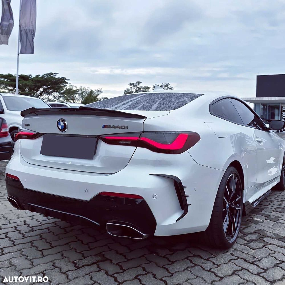 Eleron Lip Portbagaj Codita BMW G22 Coupe, Model PSM, Negru Lucios - 2