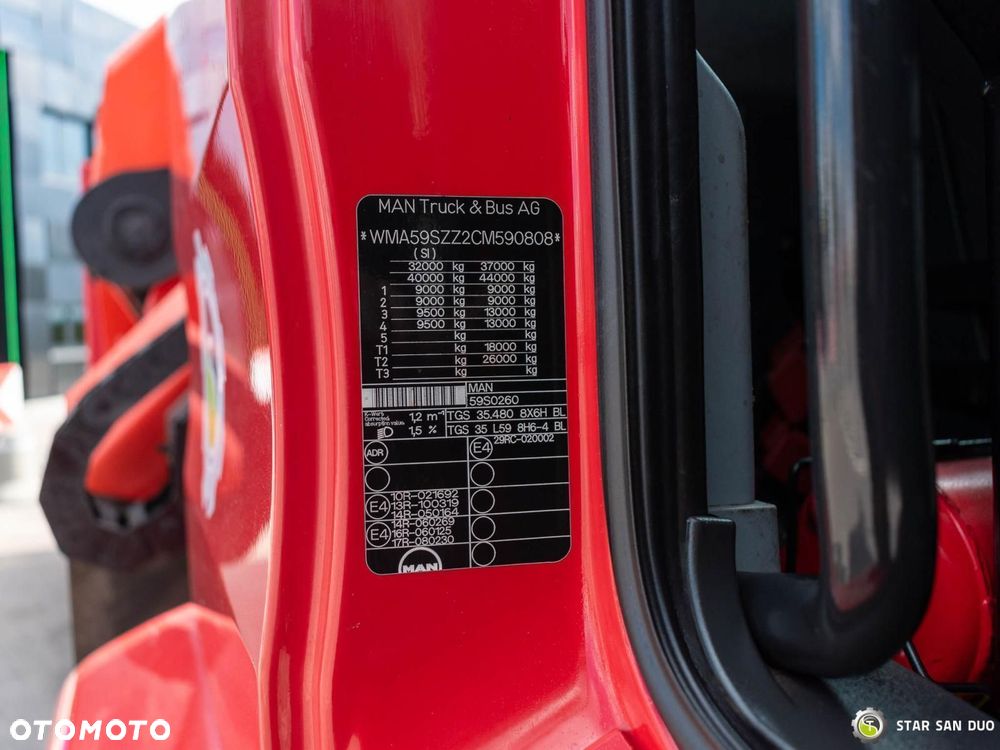 MAN TGS 35.480 8x6 PALFINGER PK 50002 EH HDS Żuraw - 23