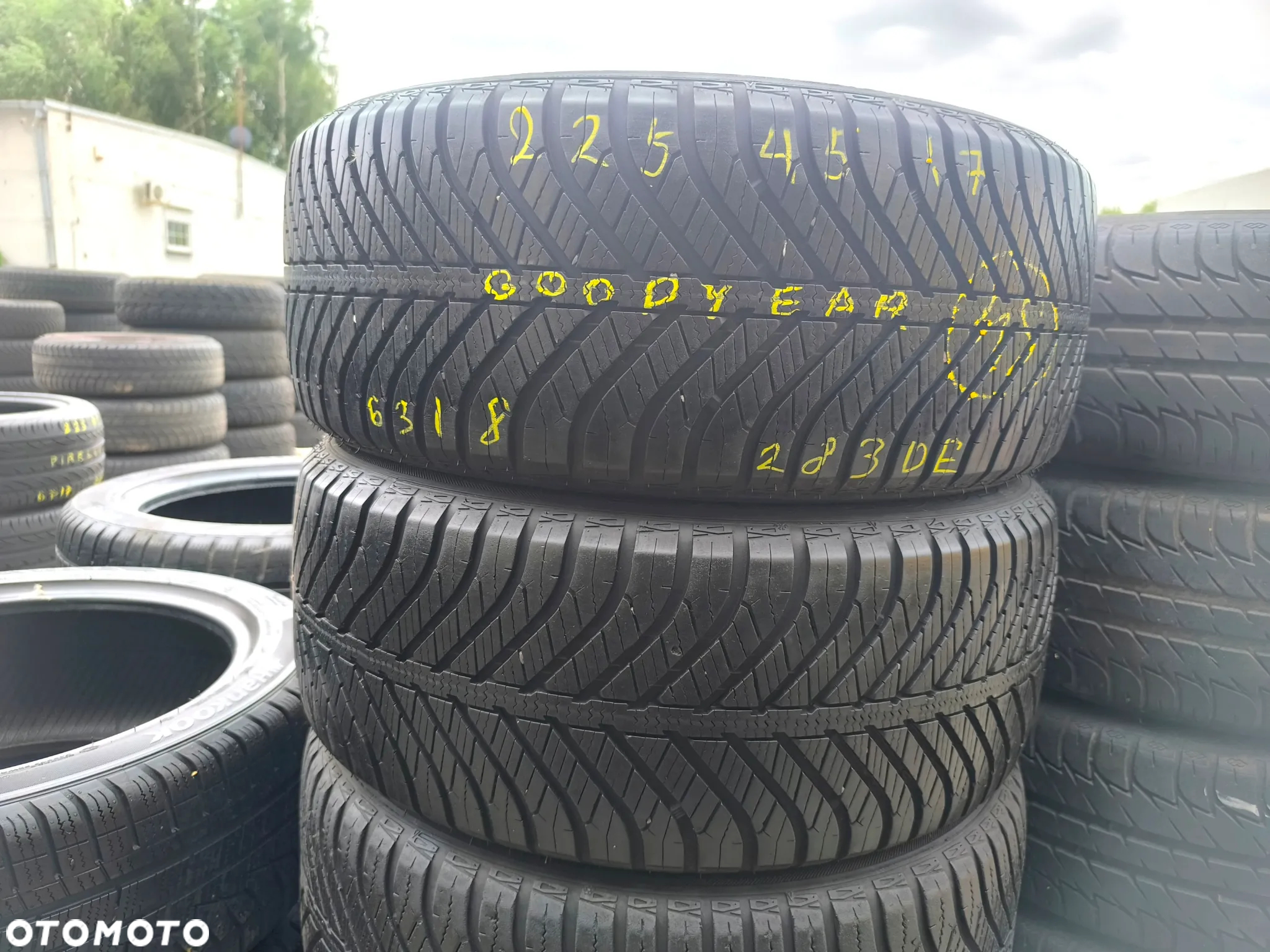 225/45R17 94V Opony Całoroczne Wielosezonowe Goodyear Vector 4Seasons 6mm Legnica ALU-RAD 225/45 - 2
