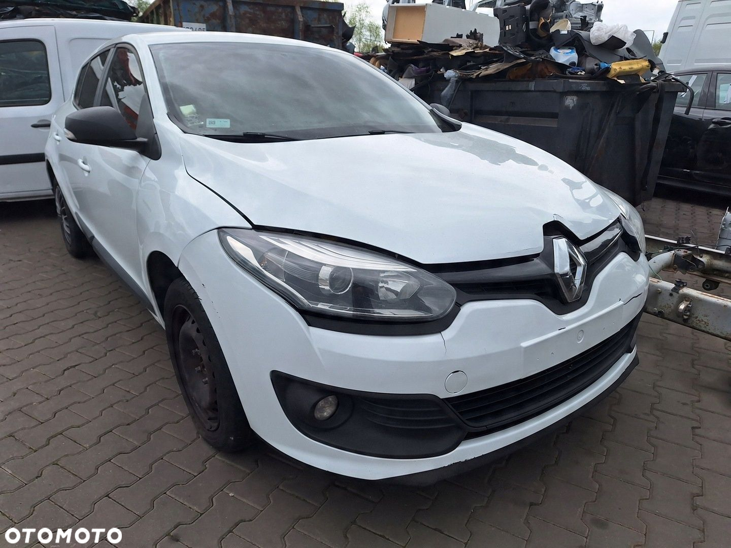 RENAULT MEGANE 3 III LIFT 08-15 KOMBI  HB 5D CZARNE LUSTERKO LEWE .-PIN - 6