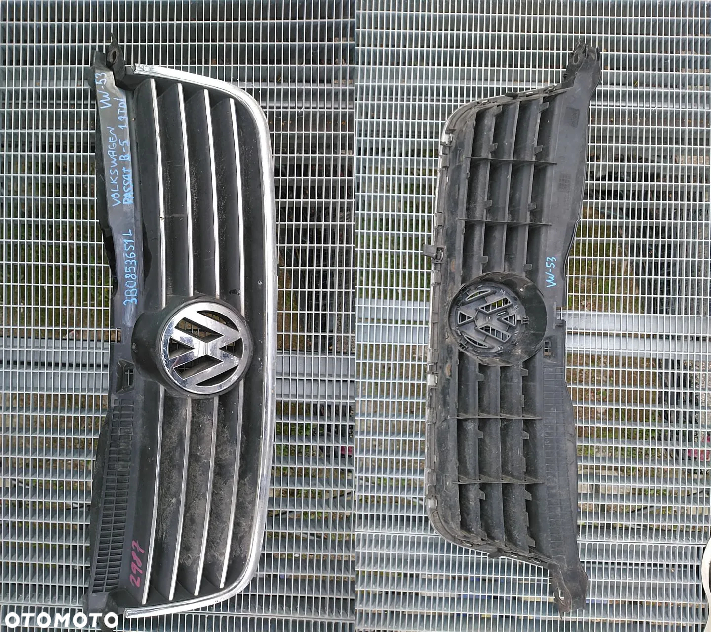VW AUDI GRILL PRZEDNI GRILLE PRZEDNIE - 9