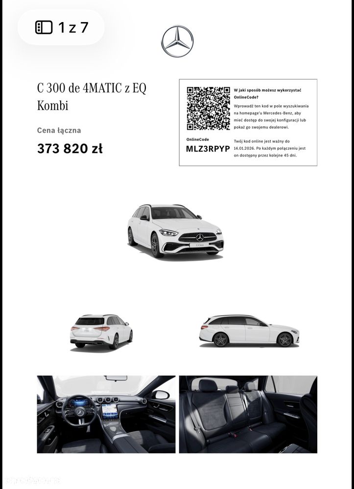 Mercedes-Benz Klasa C 300 de PHEV 4-Matic AMG - 5