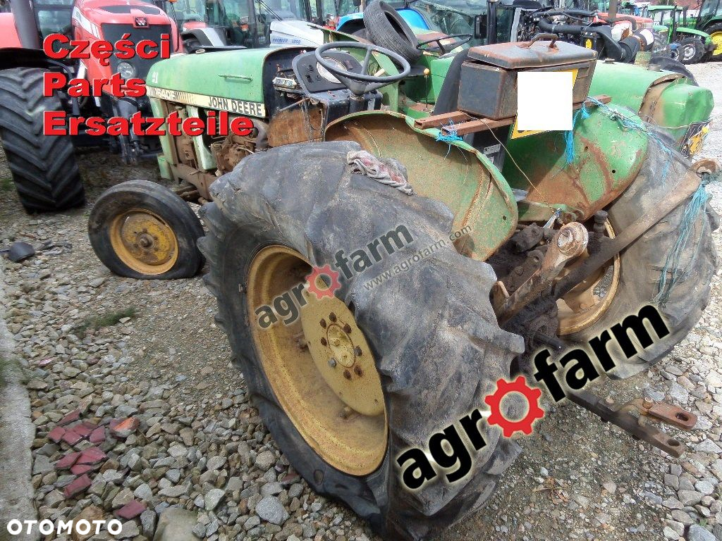 John Deere 1640 części, skrzynia biegów, silnik - 2