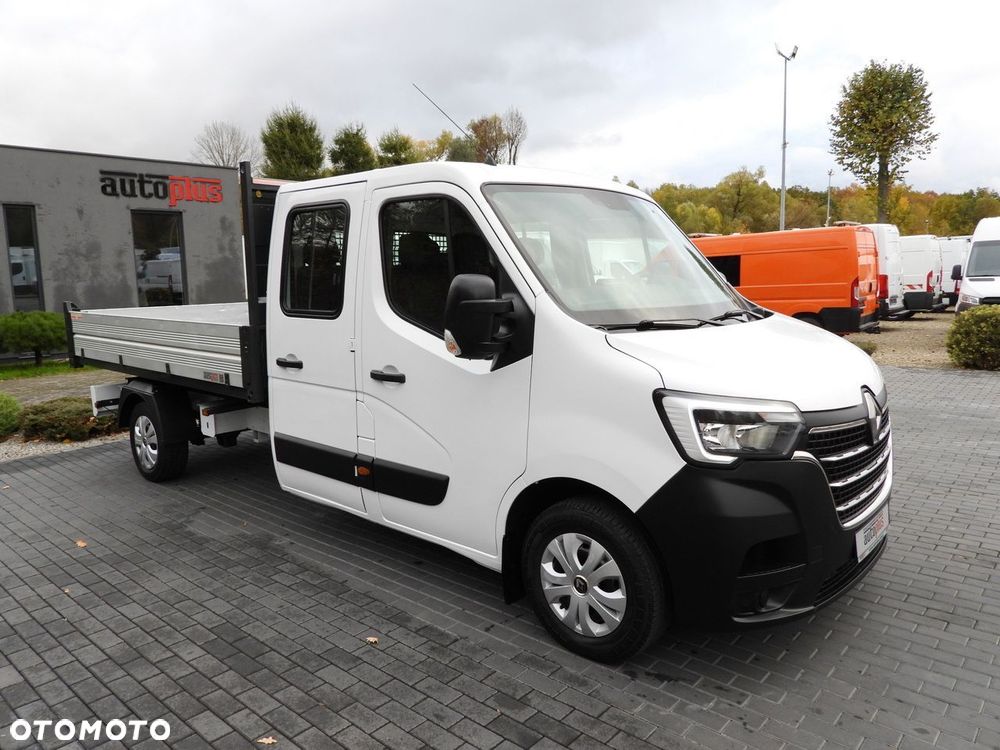 Renault MASTER WYWROTKA PODWÓJNA KABINA DOKA 7 MIEJSC TEMPOMAT NAWIGACJA LEDY KLIMATYZACJA  145KM - 5