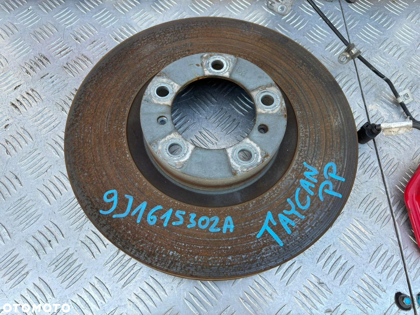 PORSCHE TAYCAN 4S ZACISK TARCZA PRAWA PRZOD 9J1615302A 9J1615106AL - 3