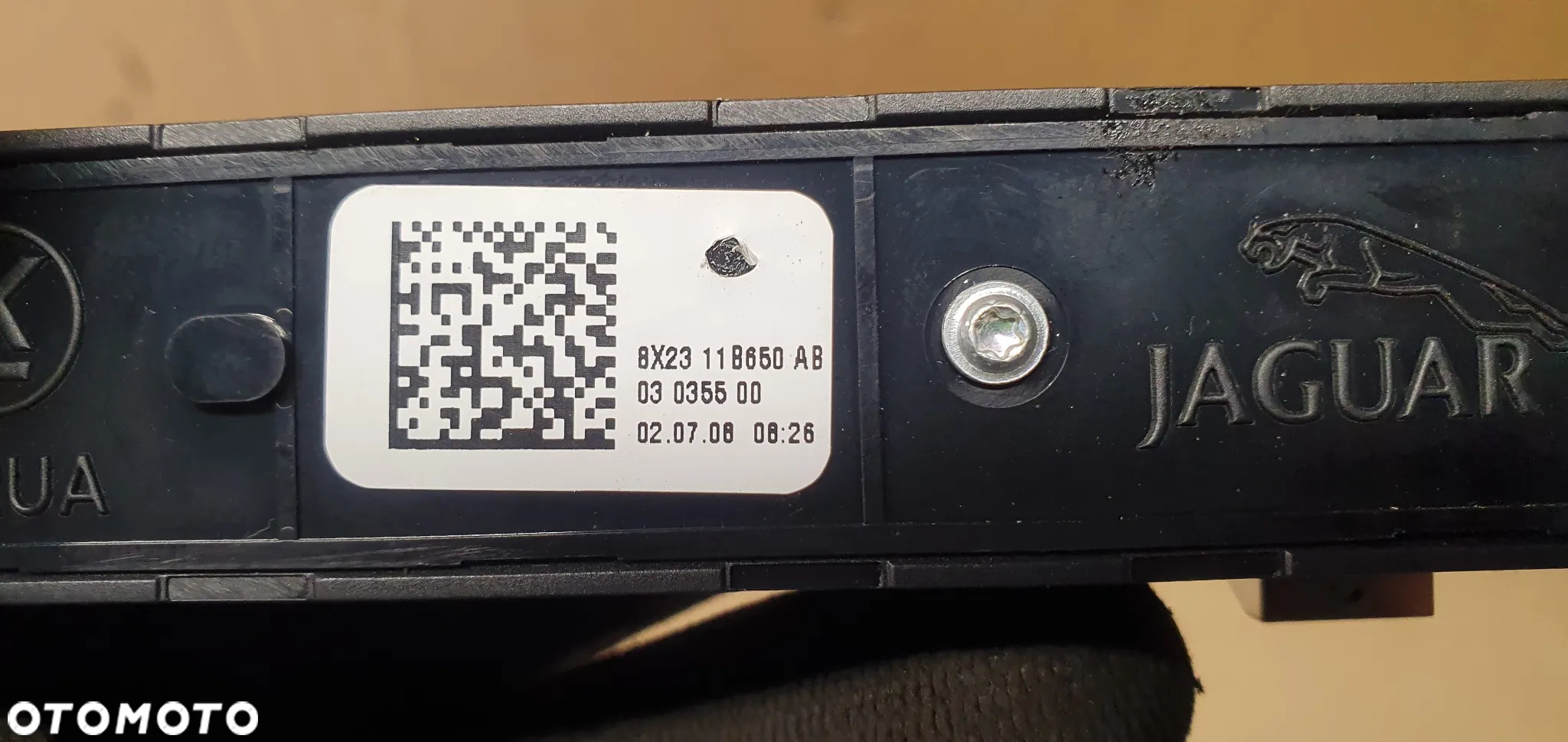 Przełącznik świateł awaryjnych blokady drzwi Jaguar XF X250 8X23-11B650-AB - 6