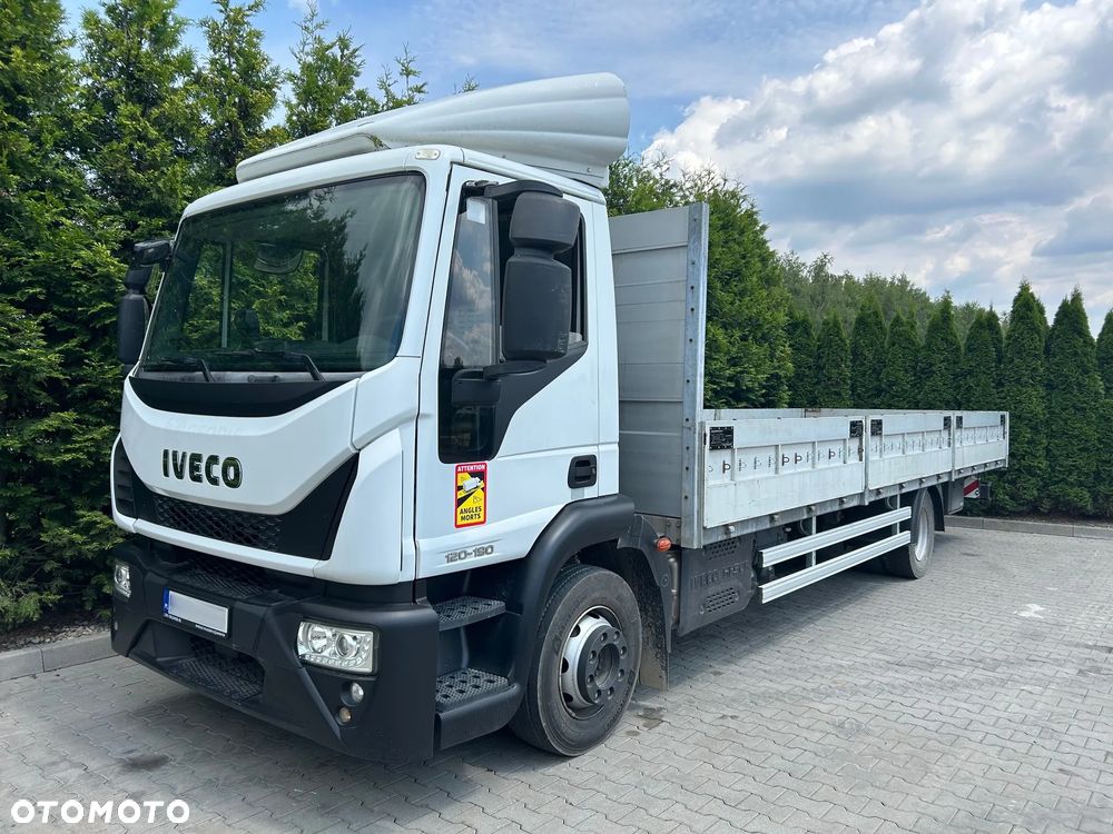 Iveco EUROCARGO 120-190 / SKRZYNIA PLATFORMA 7.5M / OCYNK / BURTY - 9