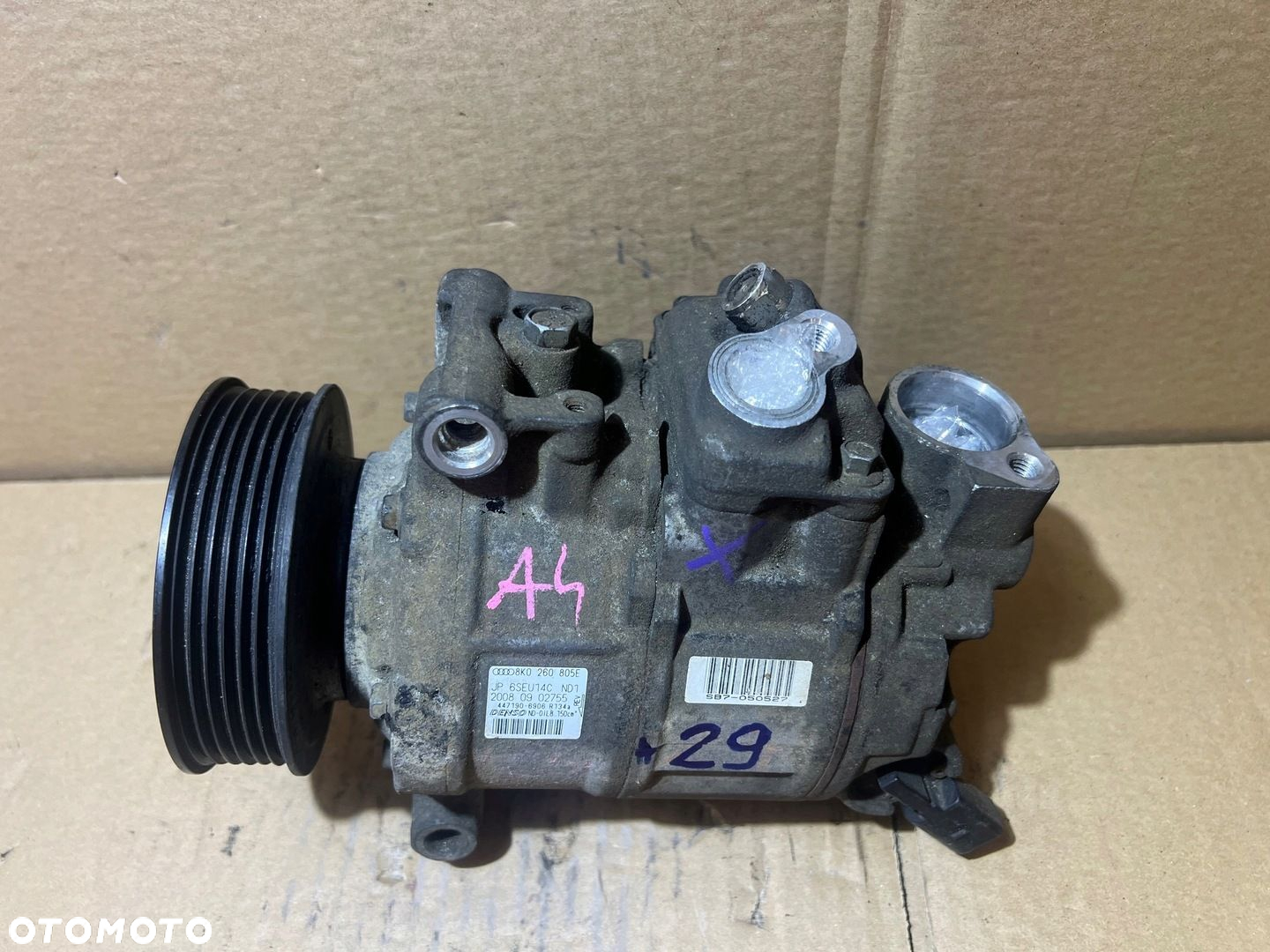AUDI A4 B8 A5 8T SPRĘŻARKA KOMPRESOR KLIMATYZACJI 8K0260805E - 2