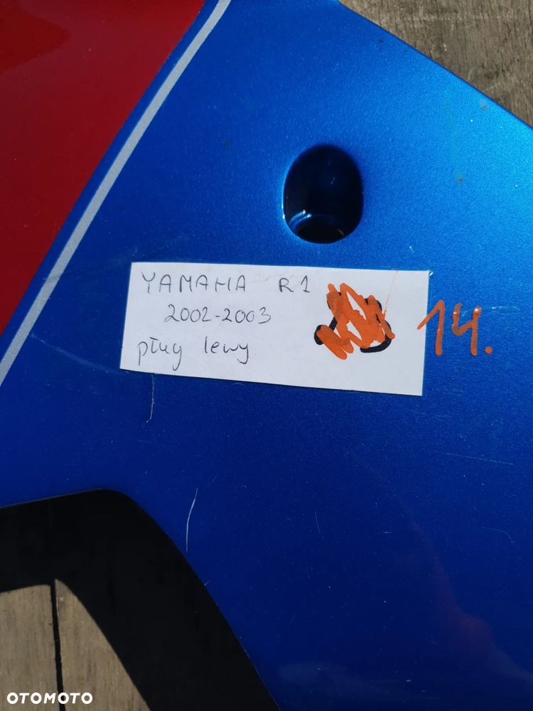 } Yamaha YZF-R1 1000 RN09 (2002 - 2003) Pług Lewy Osłona Lewa Owiewka Bok - 2