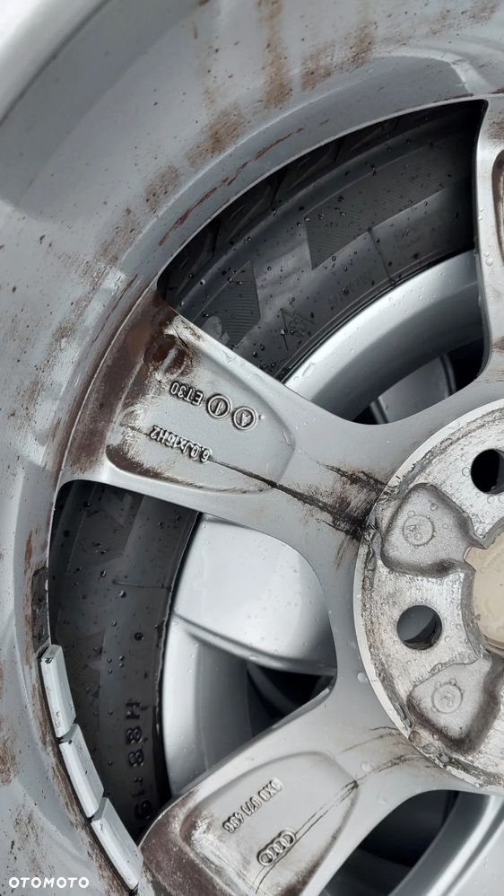 AUDI A1 FELGI 16 cali OPONY ZIMOWE KOŁA felga 8X0071496 6J*16H2 ET30 5x100 - 8