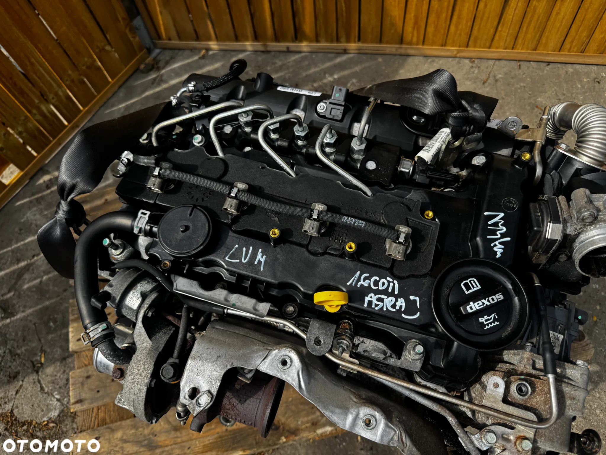 silnik b16dtl lvm 1.6 cdti astra kompletny 133 tys - 2