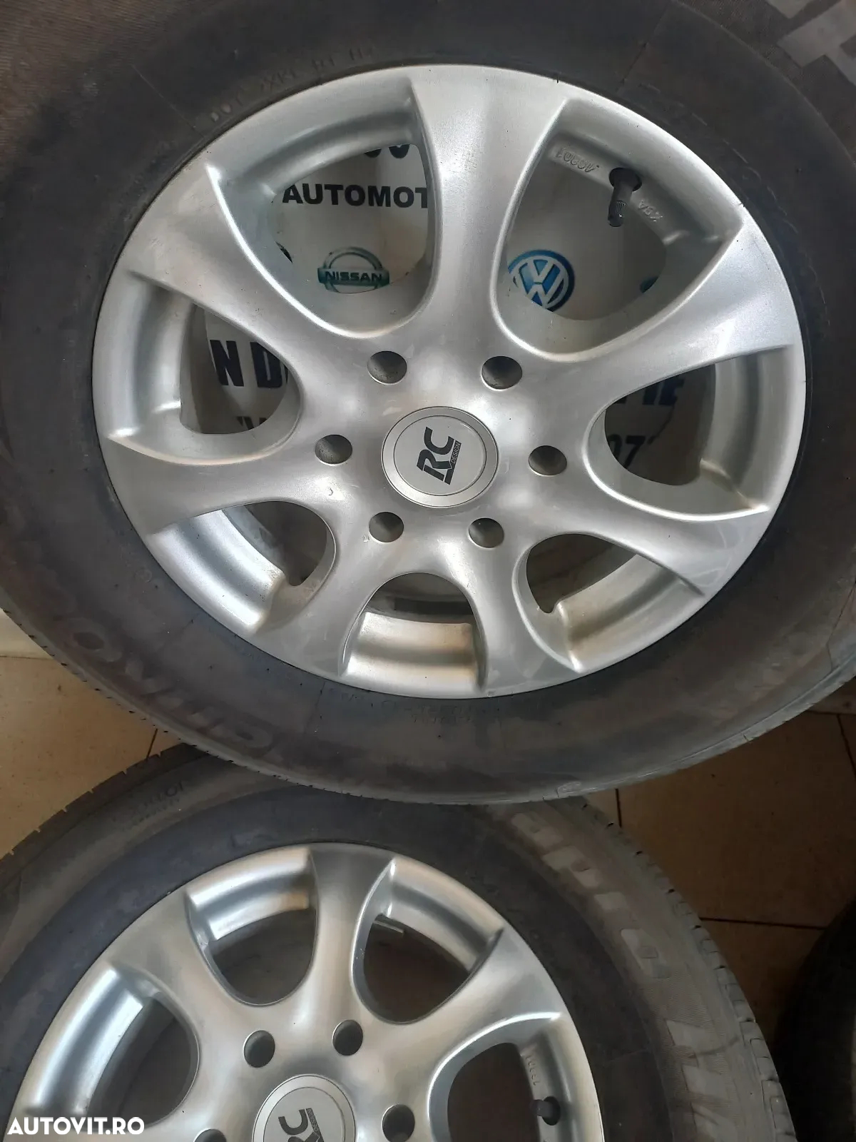 Set Jante Aluminiu Mitsubishi Pajero L200 Nissan Patrol Terrano Etc. Prezoane 6x5.5 Inch Anvelope 245/70R16 - 9