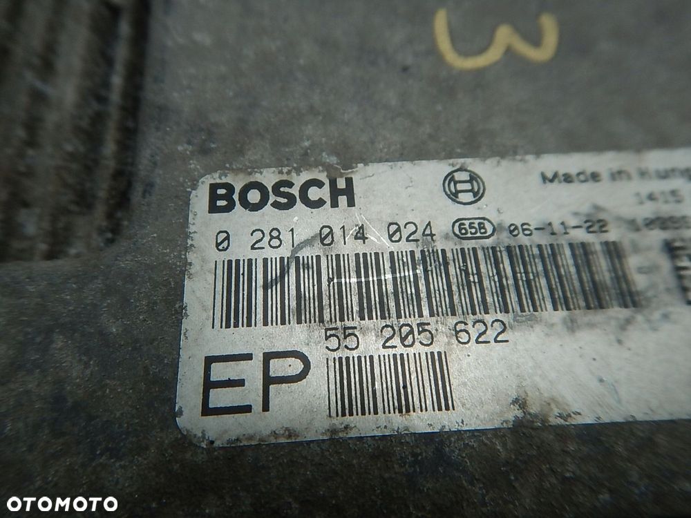 STEROWNIK KOMPUTER OPEL ASTRA H 1.9 CDTI 0281014024 - 3