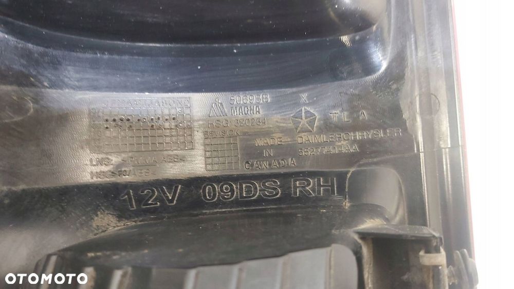 LAMPA TYŁ TYLNA PRAWA DODGE RAM 1500 50693B USA - 8