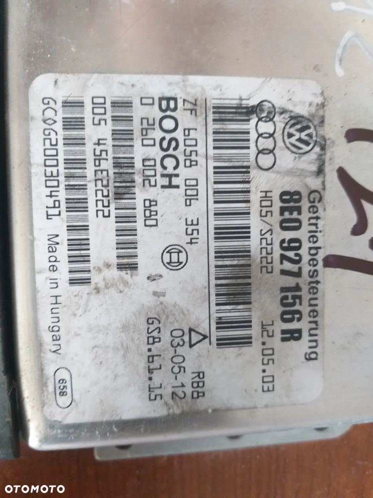 STEROWNIK SILNIKA AUDI A4 B6 8E0927156R - 2