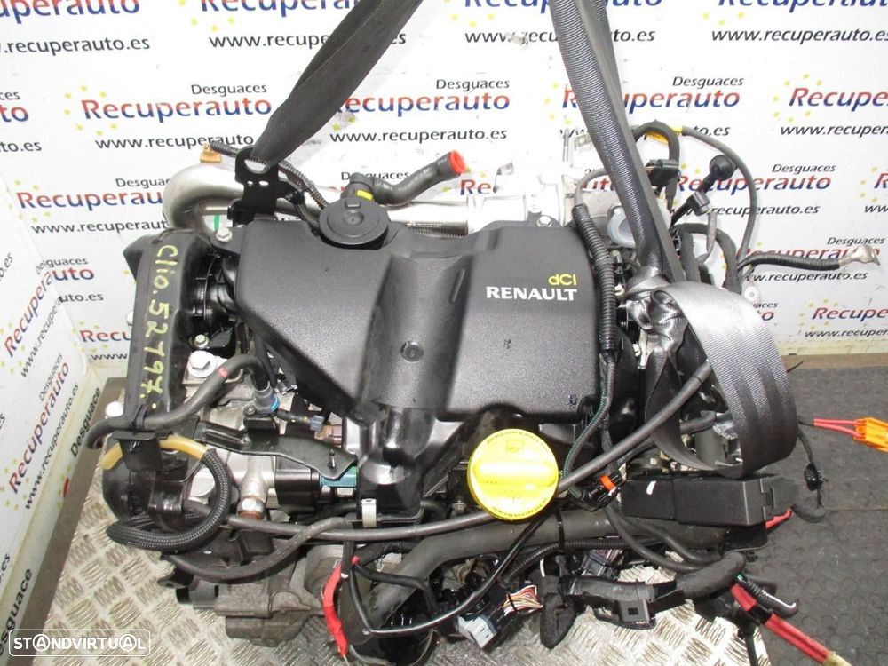 MOTOR COMPLETO RENAULT CLIO III 2012 -K9K770 - 2