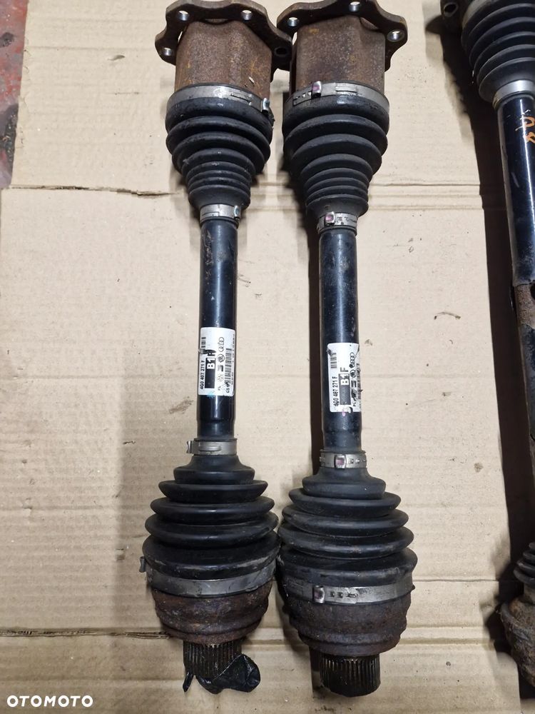 AUDI A8 D4 PÓŁOŚ LEWA PRAWA 4G0407271F 8R0501203C - 1