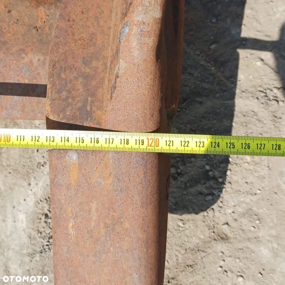 Łyżka używana 120 cm, mocowanie MS10, SW10, HS10 JCB KOMATSU CAT VOLVO nr. 80329 - 7