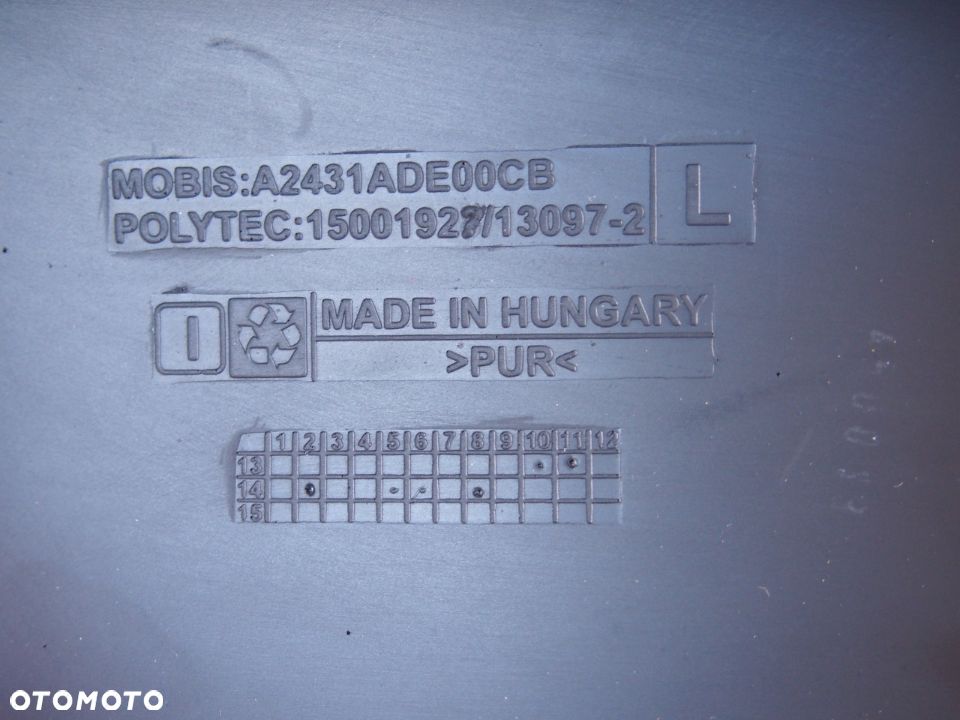 Kia Ceed Obudowa nakladka lusterka lewa 2 II 12-15r - 3