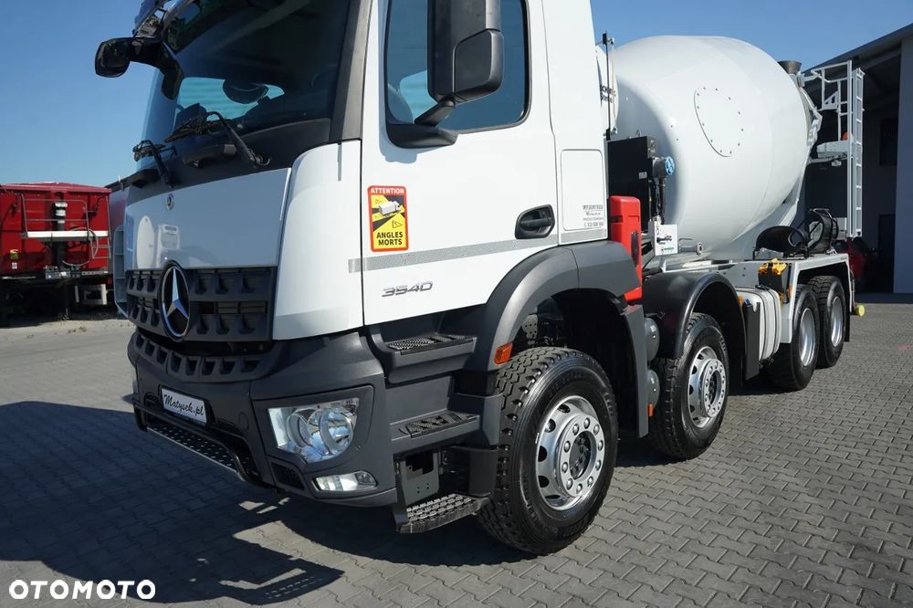 Mercedes-Benz AROCS 3240 / GRUSZKA 9M3 / 8x4 / BETONOMIESZARKA /  SCHWING STETTER  / OPONY 100% - 8