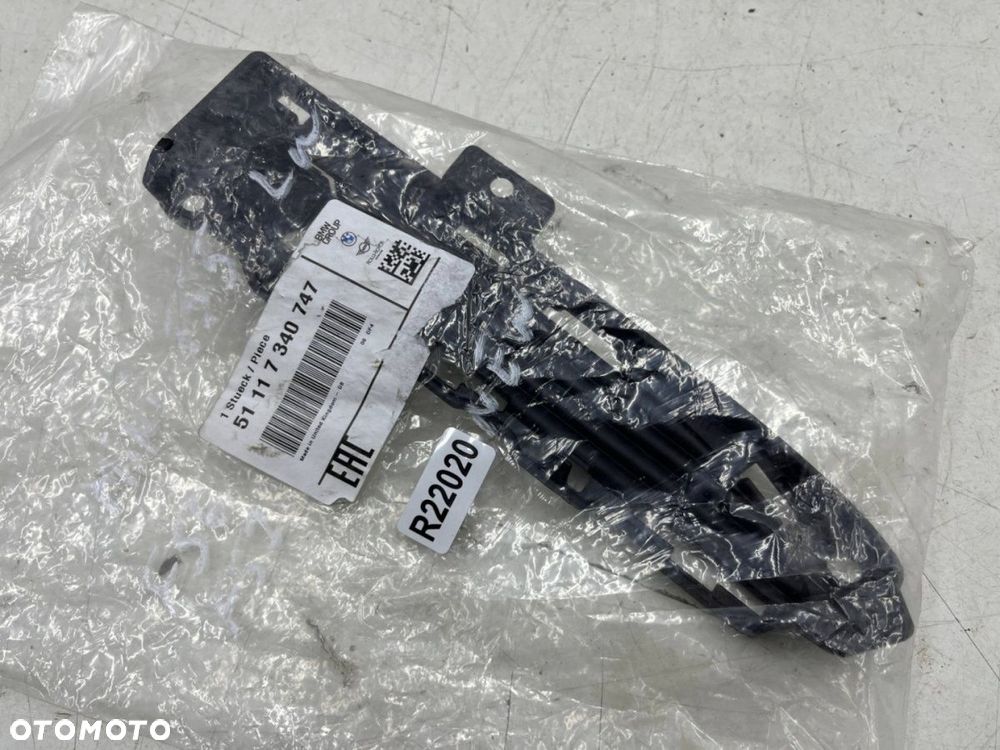 Listwa Mini One Cooper Cabrio F55 F56 F57 13-24r. NOWA lewa przednia nakładka atrapy kosz na PDC - 3