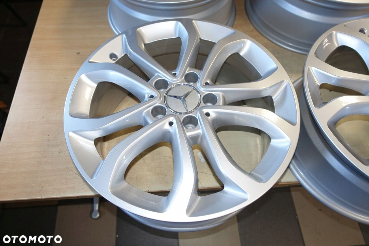 Mercedes w205 felgi 17 4szt IDEALNE w207 7x17 et48.5 2054010200 - 5
