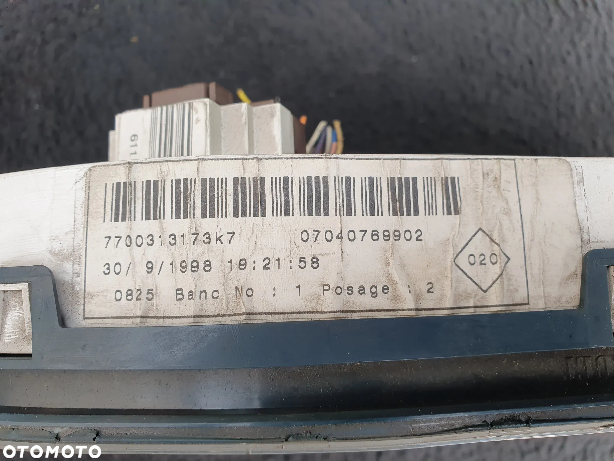 RENAULT KANGOO I 1.2 LICZNIK ZEGARY PRĘDKOŚCIOMIERZ 7700313173 - 4