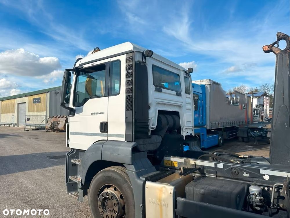 MAN TGS 26.400 + Meiller RK20.70 | hakowiec 20t | 6x2 | oś podnoszona - 6