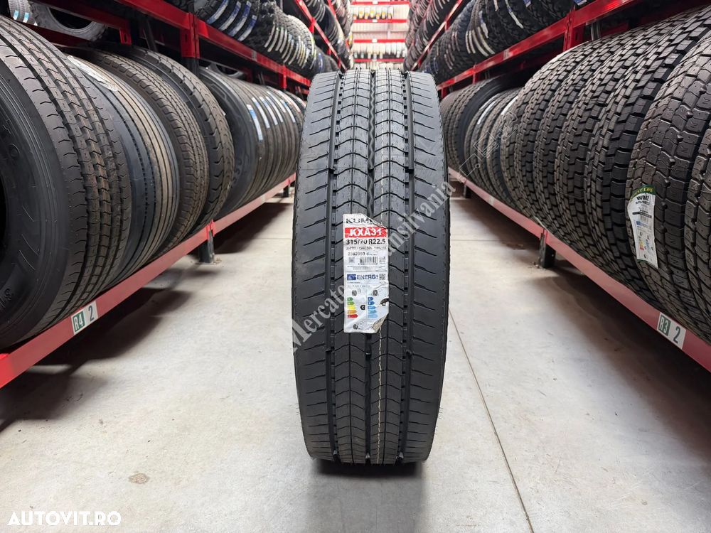 Anvelopa NOUA 315/70R22.5 Kumho KXA31, M+S*, Hybrid, Directie, 156/150L/C/B/71dB(A) - 2