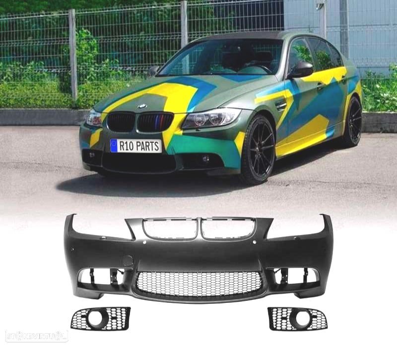 PÁRA-CHOQUES FRONTAL BMW E90 E91 05-08 COM PDC LOOK M3 - 2