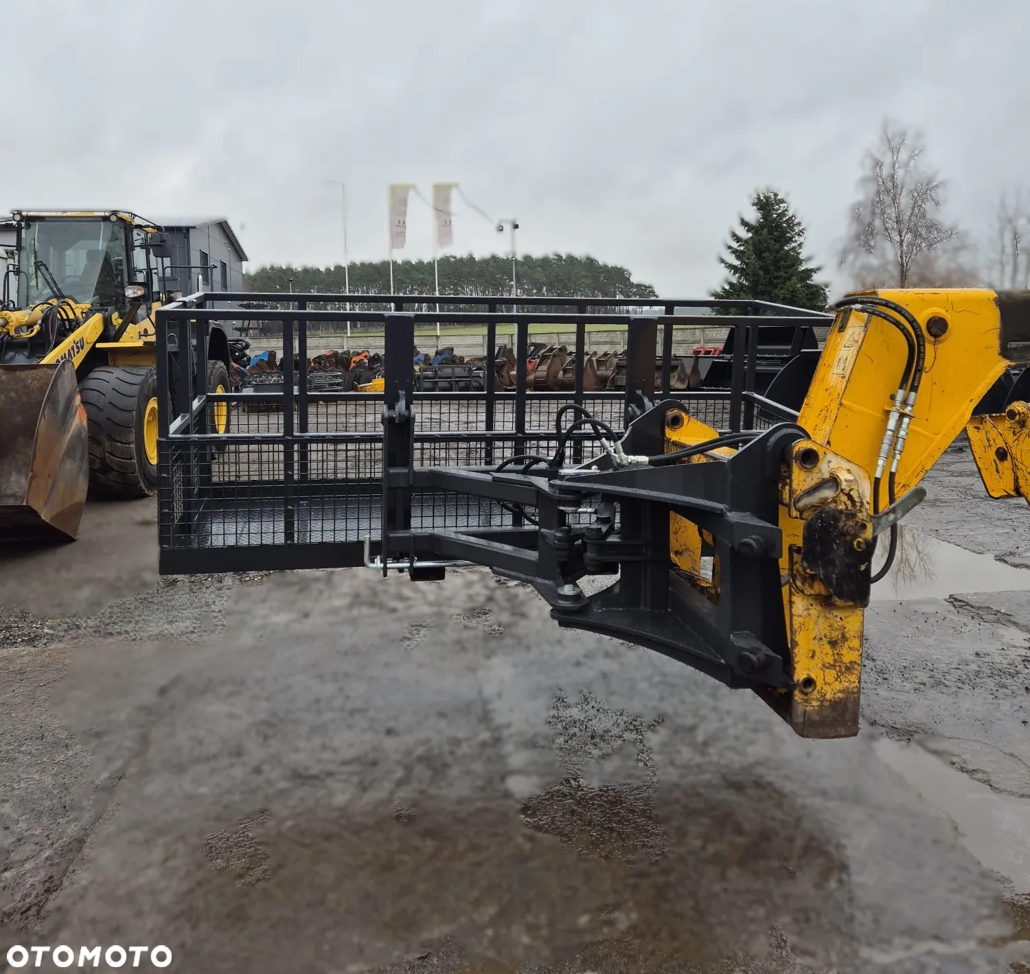 Kosz narzędziowy +Obrotnica kosza KOMPLET JCB 4m ładowarka 531-70, 540-170 , 530-70 , 536-60 - 5