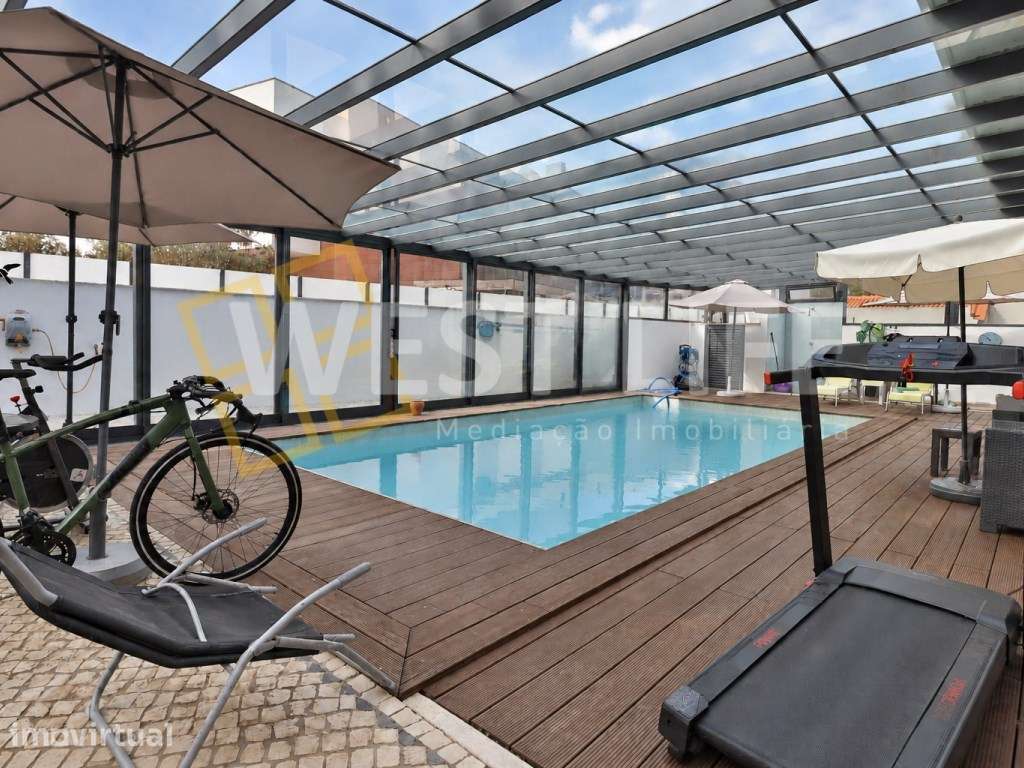 Moradia Independente T4 - PISCINA COBERTA + LOUNGE com CHURRASQUEIR...